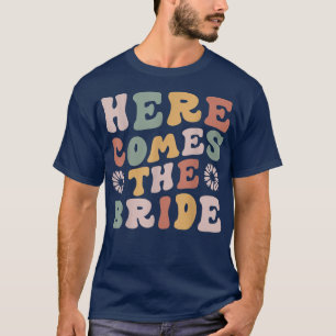 Hier Komt De Bruid Trouwring Drager Bloem Gi T-shirt
