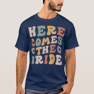 Hier Komt De Bruid Trouwring Drager Bloem Gi T-shirt