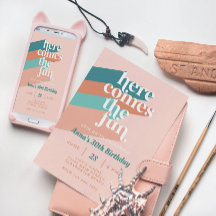 Hier komt de Fun Retro Boho 30ste Verjaardagsfeest