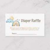 Hier komt de Kaart van Son Diaper Raffle (Voorkant)