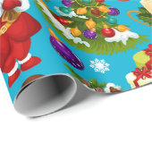 Hier komt de kerstman cadeaupapier (Rol Hoek)