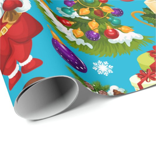 Hier komt de kerstman cadeaupapier (Rol Hoek)