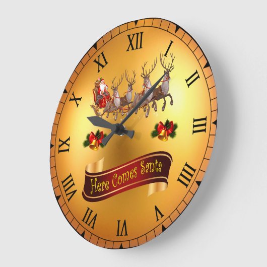 Hier komt de Kerstman en zijn rendieren ~ Grote Klok (Hoek)