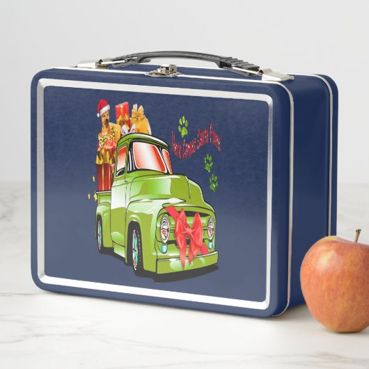 Hier komt de kerstparade van Santa Pws (In situ)