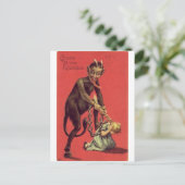 Hier komt de Krampus! 2 Briefkaart (Staand voorkant)