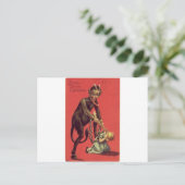 Hier komt de Krampus! 2 Briefkaart (Staand voorkant)