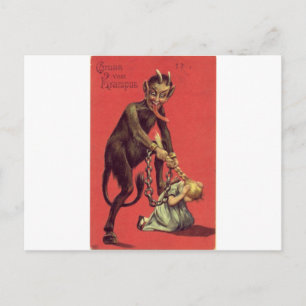 Hier komt de Krampus! 2 Briefkaart