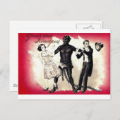 Hier komt de Krampus 3 Briefkaart (Voorkant / Achterkant)