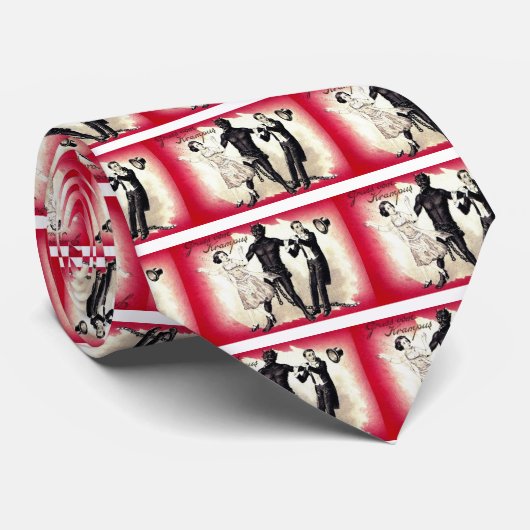 Hier komt de Krampus 3 Stropdas (Opgerold)