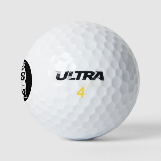 Hier komt de maan Golf Balls Golfballen (Logo)