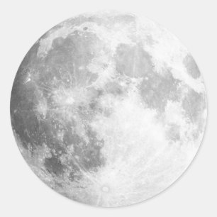 Hier Komt De Maan / Volle Maan Stickers