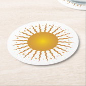 Hier komt de Onderzetters van het zonnepapier (Gebogen)