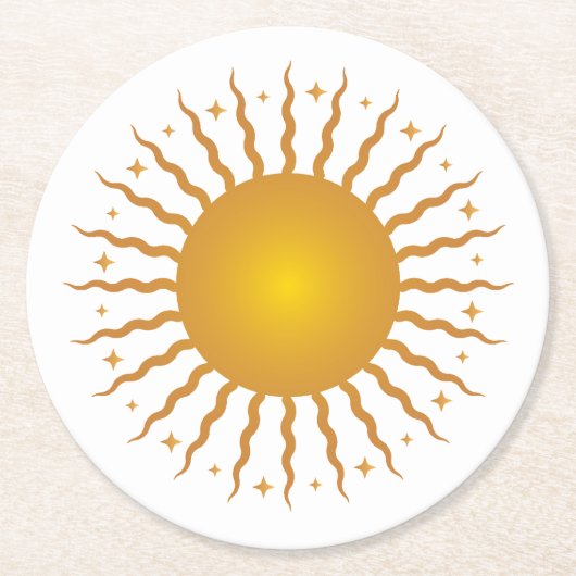 Hier komt de Onderzetters van het zonnepapier (Voorkant)