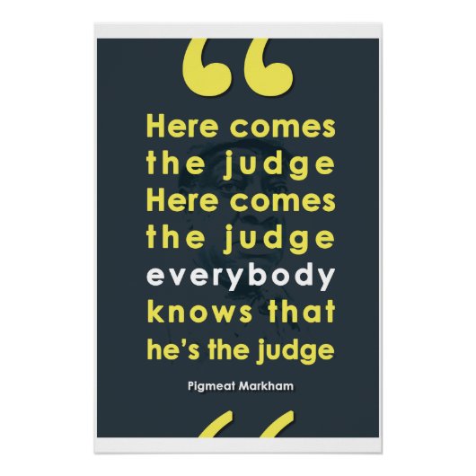 Hier komt de rechter - Pigmeat Markham Perfect Poster (Voorkant)