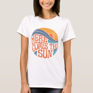Hier komt de  Retro van de Zon 60's Surf zomer T-shirt