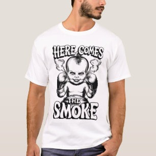 HIER KOMT DE ROOK  T-SHIRT