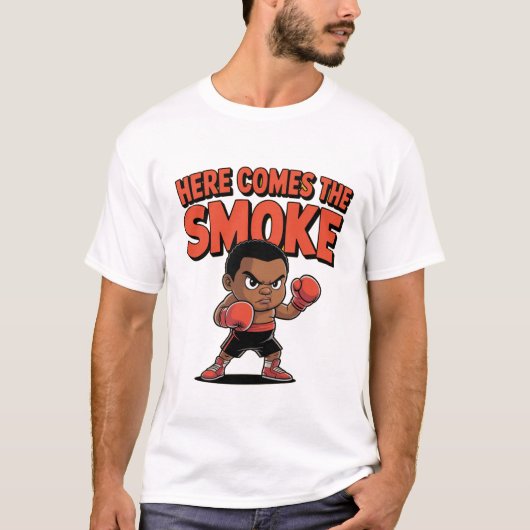 HIER KOMT DE ROOK T-SHIRT (Voorkant)