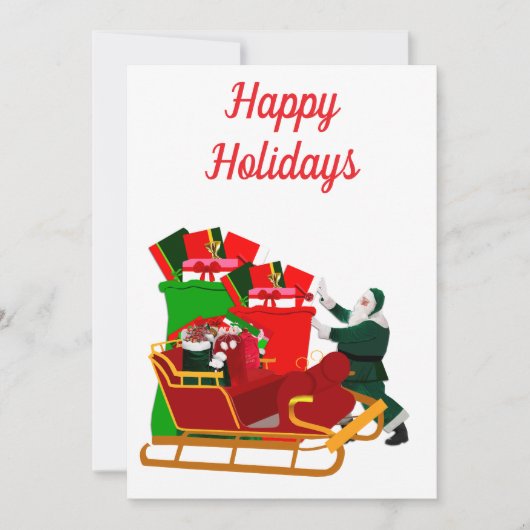 Hier komt de Sinterklaas Kaart (Voorkant)