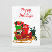 Hier komt de Sinterklaas Kaart (Staand voorkant)