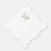 Hier komt de Son Baby shower papieren Borden Bedankdoosjes (Uitgevouwen)