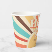 Hier komt de Son Baby shower Party Papieren Bekers (Voorkant)