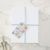 Hier komt de Son Baby shower Sunshine Cadeaulabel (Met Touw)