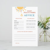 Hier komt de Son Baby voorspellingen en advies (Staand voorkant)