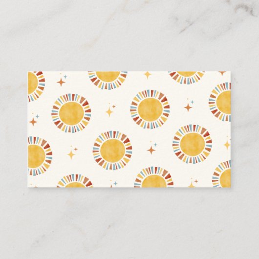 Hier komt de Son Boho Retro Zonneluier Raffle Informatiekaartje (Achterkant)