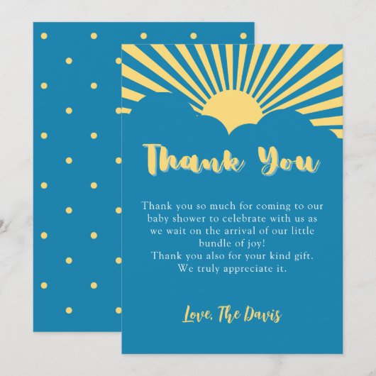 Hier komt de Son Boho Sunshine Retro 90. Kaart (Voorkant / Achterkant)