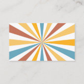 Hier komt de Son Boy Baby shower Luier Raffle Informatiekaartje (Achterkant)