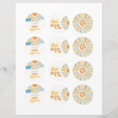 Hier komt de Son Cupcake Toppers (Voorkant)