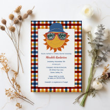 Hier komt de Son Plaid Baby Shower