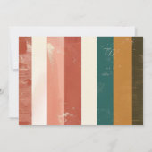 Hier komt de Son Rainbow Baby shower Foto Kaart (Achterkant)