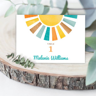 Hier komt de Son Retro Sun Baby Boy Tafelnummer