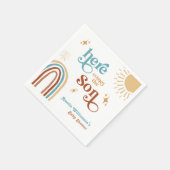 Hier komt de Son Retro Sunshine Servet (Hoek)