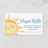 Hier komt de Son Schattigee Sun Luier Raffle Informatiekaartje (Voorkant)