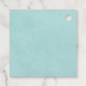 Hier komt de Son Summer Baby Shower Bedankjes Labels (Achterkant)