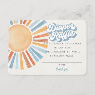 Hier komt de Son Sunshine Boy Luier Raffle Kaart