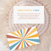 Hier komt de Son Sunshine Party Custom Informatiekaartje