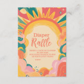 Hier komt de Son Yellow Sunshine Diapper Raffle Informatiekaartje (Voorkant)