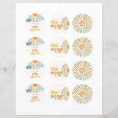 Hier komt de Sons Twin Boy Cupcake Toppers (Voorkant)