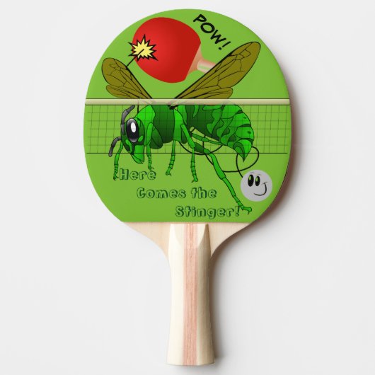 Hier komt de Stinger Funny Table Tennis Paddle Tafeltennisbatje (Voorkant)