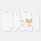 Hier komt de Sun baby shower uitnodiging Bedankdoosjes (Ongevouwen)