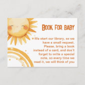 Hier komt de Sun Boho baby shower Enclosure Kaart (Voorkant)