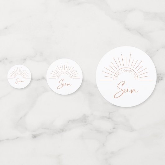 Hier komt de Sun Boho Confetti (Achterkanten)