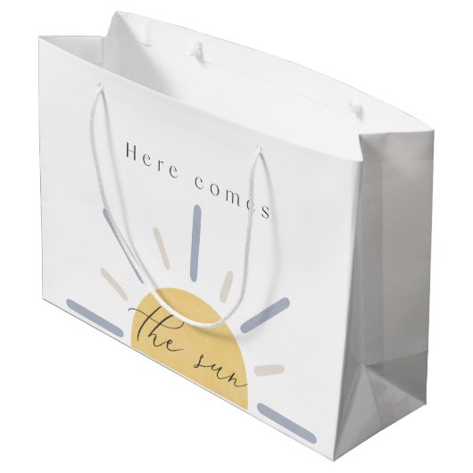 Hier komt de Sun Gift Bag Groot Cadeauzakje (Achterkant Gekanteld)