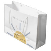 Hier komt de Sun Gift Bag Groot Cadeauzakje (Voorkant Gekanteld)