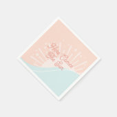 Hier komt de Sun Paper Napkin Servet (Hoek)