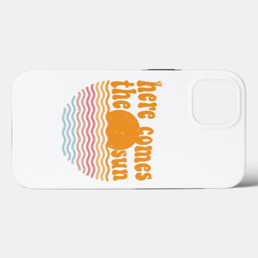 Hier komt de Sun Retro. Case-Mate iPhone Case (Achterkant (horizontaal))