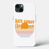 Hier komt de Sun Retro. Case-Mate iPhone Case (Achterkant)